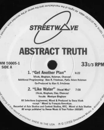Abstract Truth - Get Another Plan - All City Records
