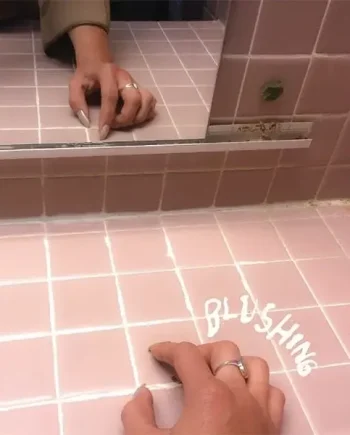 BLUSHING - TETHER / WEAK VINYL (LTD. ED. PINK)