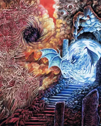 GATECREEPER - AN UNEXPECTED REALITY VINYL RE-ISSUE (LTD. ED. BLUE & SILVER MIX W/ SPLATTER)