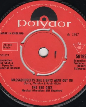 Bee Gees - Massachusetts (The Lights Went Out In) - All City Records